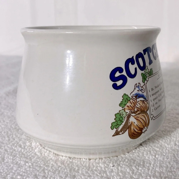 Vintage  Scotch Broth Ceramic Soup Cup Recipe Mug - Picture 5 of 12